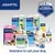 Range of ADAPTIL calming products with packaging, including chews, sprays and diffusers. Badge states: No.1 brand, veterinary recommended, clinically proven. Text: Solutions to suit your dog.