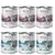 Wolf of Wilderness Junior Nassfutter, Sorten Wild Hills mit Ente und Kalb sowie Blue River mit Huhn und Lachs, 100% getreidefrei, 6 Dosen à 800g.