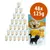 Confezione multipla Lucky Lou Der Platzhirsch per gatti adulti, 48 buste da 125 g. Testo visibile: 'The real taste!', 'Grain free', 'No added sugar', '96% meat', 'Made in Germany!'.