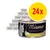 Miamor Feine Filets Naturelle mit Huhn, 24x. Text på burken: im eigenen Saft. Bild på katt och kycklingkött synligt på etiketten. Miamor Feine Filets Naturelle mit Huhn, 24x. Text på burken: im eigenen Saft. Bild på katt och kycklingkött synligt på etiketten.
