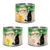 Feringa Bio-Katzenfutter für Erwachsene: Ente mit Birne & Katzenminze, Huhn mit Apfel & Löwenzahn, Kalb mit Kürbis & Katzenkraut, je 200g.