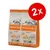 Lot de 2 sacs Nature's Variety Selected pour chat stérilisé, poulet fermier désossé, sans céréales, poids visible 7 kg chacun, texte anglais sur l'emballage.