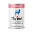 Thrive Salmon, 100% natural recipe for dogs of all breeds and ages, 0% nonsense, as shown on product packaging.
