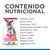 Contenido nutricional Hill's Science Plan Mature Adult 7+: proteína 17,2 %, grasa 10,4 %, fibra bruta 12,1 %, omega-6 2,6 %, ceniza 5,4 %, calcio 0,83 %, fósforo 0,59 %, sodio 0,29 %, potasio 0,87 %, magnesio 0,12 %.