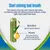 Product feature image showing a chew with honey and spirulina, highlighting benefits for fighting bad breath bacteria, antioxidant properties, and anti-bacterial and immune support.