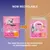 Product packaging update showing old and new bags with text: Now recyclable. Made with recycled plastic. One step forward in our commitment to reducing plastic waste.