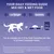 Feeding guide: for a 4 kg cat, give 20 g dry food plus 3 x 85 g Purina ONE pouches daily, split into at least 2 meals. Replace 1 pouch with 20 g kibbles if needed.