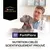 Purina Pro Plan, FF FortiFlora, nutrition ciblée scientifiquement prouvé, chien avec collier rouge et vétérinaire en blouse blanche visibles.