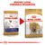 Confronto tra due confezioni di crocchette Royal Canin Adult French Bulldog, vecchio e nuovo look. Testo in alto: 'Nuovo look, formula invariata'.