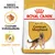 Pachet Royal Canin Adult German Shepherd, text vizibil: Crochete individualizate, Digestie optimă, imagine croșetă și câine ciobănesc german adult pe ambalaj.