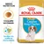 Sachet Royal Canin Puppy Cavalier King Charles, croquette sur-mesure, soutien du système immunitaire, image d’un chiot Cavalier King Charles visible sur l’emballage.