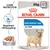 Royal Canin Light Weight Care All Sizes, 85 g x12. Begränsar viktuppgång. Paté. Bild på liten hund och patébitar. Text: Care Nutrition.