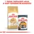 Royal Canin Sphynx száraz macskatáp és Royal Canin Intense Beauty Care 85 g nedves eledel csomagolás. Felirat: 1 tasak tartalmát adja a napi tápszemcse-adaghoz.