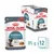 Royal Canin Hairball Care, pack de 12 sobres de 85 g. Texto visible: ayuda a reducir la formación de bolas de pelo, resultados probados en 14 días, finas láminas en salsa.