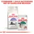 Royal Canin Regular Sterilised 7+ kattenbrokken en Royal Canin Instinctive 7+ natvoeding. Tekst: Combineer 1 zakje natvoeding met de dagelijkse brokken.