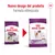 Nuovo design del prodotto Royal Canin Giant Adult, ora Size XL giant adult. Testo visibile: Formula ottimizzata. Immagine di due confezioni con cane grande in evidenza.