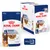 Royal Canin maxi ageing, plic 140 g și cutie cu 10 plicuri. Imagine cu câine ciobănesc german, text vizibil: Gravy-Sauce-Sos, Digestive health, size L, pentru câini peste 5 ani.