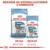 Royal Canin Puppy Medium 11–25 kg, droge brokken 4 kg en brokjes in saus 140 g. Tekst: Gezonde en uitgebalanceerde combinatie, droge brokken, brokjes in saus.