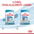 Royal Canin Puppy Giant 2–8 mesi e Royal Canin Junior Giant 8–18/24 mesi. Testo: A 8 mesi, passa all’alimento «Junior». Indicazioni: 2 mesi, 8 mesi.