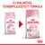 Royal Canin Kitten macskaeledel régi és új csomagolása, felül: Új kialakítás, továbbfejlesztett formula. Az új csomagon: Kitten Up to 12 months, Royal Canin márkanév.