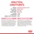 Analytical constituents: protein 34%, fat 12%, crude ash 7.4%, crude fibres 9.8%, calcium 1.04%, phosphorus 0.95%, omega-3 fatty acid (DHA) 0.14%. Composition and additives listed.