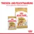 Royal Canin Trocken- und Feuchtnahrung für Pomeranian Adult. Optimales Fütterungserlebnis mit Bone & Joint Support. Verpackungen: 85g Nassfutter, Trockenfutterbeutel.