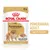 ROYAL CANIN Pomeranian Adult, 85 g. Zachte textuur. Bone & Joint Support. Afbeelding van een Pomeranian en natvoer op de verpakking.
