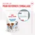 ROYAL CANIN Training Treats Tasty Chews Low calorie 110 g, système zip pour refermer l’emballage visible en détail, texte en français sur l’image.