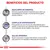 Beneficios del producto: equilibrio de energía para gatos adultos, complejo antioxidante para protección celular y salud urinaria gracias al equilibrio de minerales.