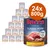 Συσκευασία 24 κονσέρβες Rocco Classic Pork 800g, με ορατή ετικέτα: 100% fresh ingredients & grain-free recipe, with beef & chicken. Συσκευασία 24 κονσέρβες Rocco Classic Pork 800g, με ορατή ετικέτα: 100% fresh ingredients & grain-free recipe, with beef & chicken.