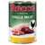 Rocco Single Meat Chicken 400 g, burk med synligt kycklingkött och inälvor, text: IT'S MEAT TIME, SINGLE MEAT, Chicken Huhn Poulet, siluett av höna.