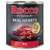 Консерва Rocco Real Hearts Beef 800 г, с надпис 'WITH WHOLE CHICKEN HEARTS'. Видими парчета месо и сърца на етикета. Текстът е на английски и немски.