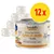Sanabelle Gans & Huhn + Karotte våtfoder för katt, 12-pack burkar. Text på burk: Schlemmerntopf mit feiner Gans & Huhn + Karotte, with goose & chicken • carrot.