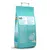 Sanicat clumping cat litter, packaging with instructions and product details in multiple languages. Visible O2 logo and ingredient information.