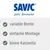 Savic. Variable Breite, einfache Montage, kleine Katzentür.