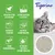 Tigerino Premium Katzenstreu aus Bentonit. Eigenschaften: extrem saugfähig, staubarm, sofortige Klumpenbildung, starke Geruchskontrolle, Duft von frisch geschnittenem Gras.