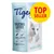 Tigerino Silicate Litter Classic Sensitive 5L, TOP SELLER, piktogramy: lehký, ekonomický, zastavuje zápach, brání růstu bakterií, bezprašný. Bílá kočka na obalu. Tigerino Silicate Litter Classic Sensitive 5L, TOP SELLER, piktogramy: lehký, ekonomický, zastavuje zápach, brání růstu bakterií, bezprašný. Bílá kočka na obalu.