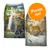 Två påsar Taste of the Wild med synlig text: 'Taste of the Wild'. Orange cirkel med texten 'Prova nu!'. Två påsar Taste of the Wild med synlig text: 'Taste of the Wild'. Orange cirkel med texten 'Prova nu!'.