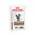 Veterinary gastrointestinal fibre response chunks in gravy, as shown on product pouch. Key features: fibre response, chunks in gravy.