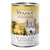 Wolf of Wilderness The Taste of the Savanna, 100% grain-free recipe, 400g. Illustrations de mouton, chèvre et poulet visibles sur l’étiquette.