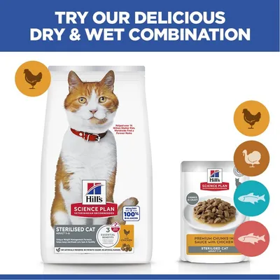 Hill's Science Plan Adult Sterilised Chicken