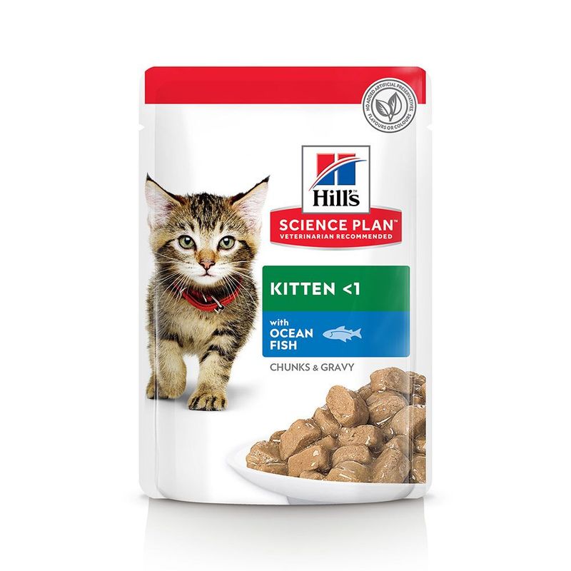 Hill's Science Plan Kitten Tuna, 1,5 kg + 2 x 85 g Kitten mořské ryby
