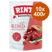 RINTI Kennerfleisch в паучове 10 x 400 г