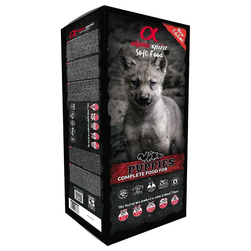 Croquettes Alpha Spirit 9 kg pour chien + 24 bâtonnets Alpha Spirit offerts !