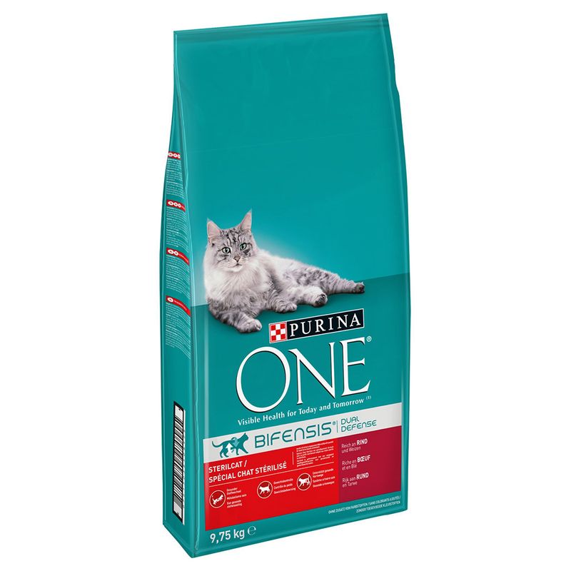 9,75 kg + 2,8 kg gratis! Purina ONE Crocchette per gatti