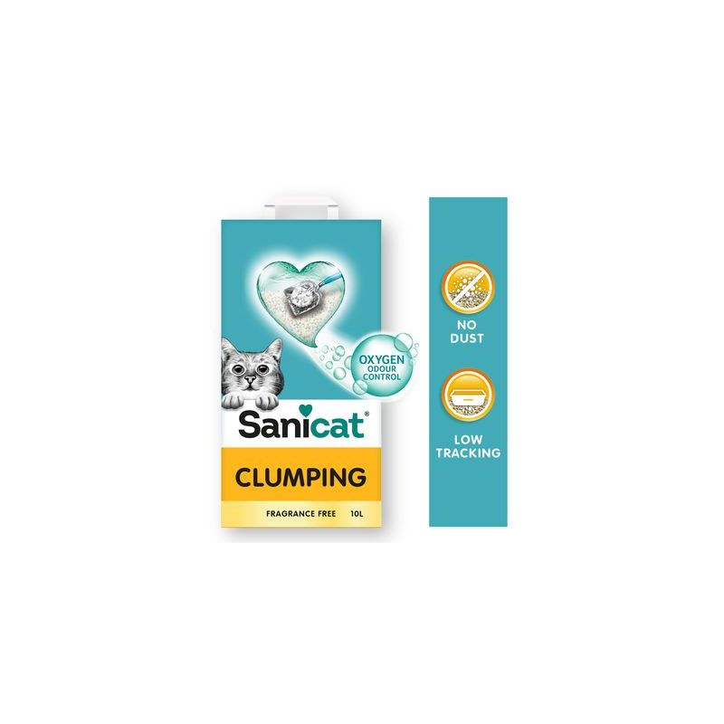 Sanicat klumpbildande kattsand, oparfymerad