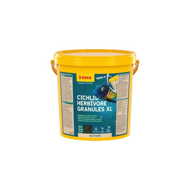 sera Cichlid Green XL Nature Granule Feeder