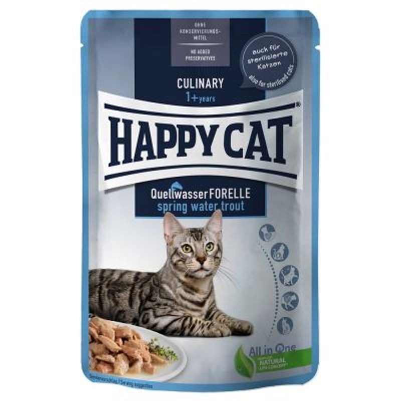 Fai scorta! Happy Cat Buste Meat in Sauce 24 x 85 g