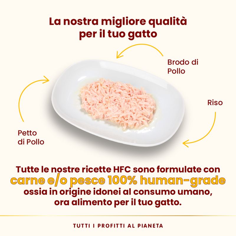 Almo Nature HFC Natural Light 24 x 50 g Alimento umido per gatti