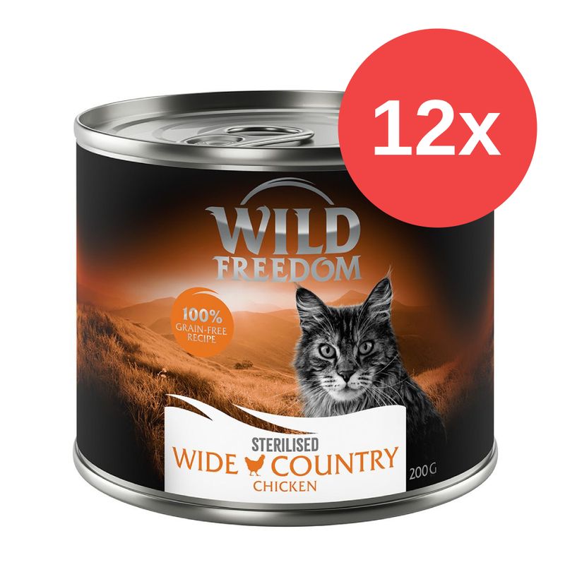 Sparpaket Wild Freedom Adult Sterilised 12 x 200 g